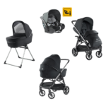 poussette trio aptica châssis noir