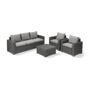 Salon de jardin CALIFORNIA Gris