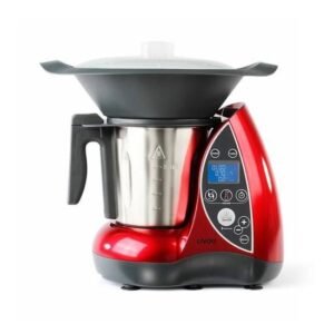Robot avec cuiseur vapeur - Rouge